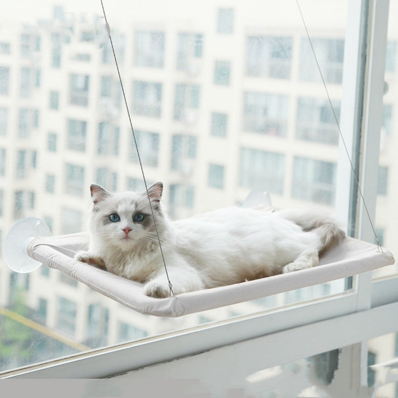 Katzen-Hängematte mit Saugnapf – Fensterhängematte
