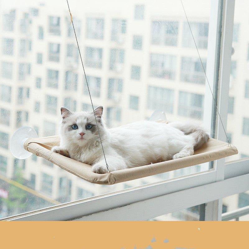 Katzen-Hängematte mit Saugnapf – Fensterhängematte