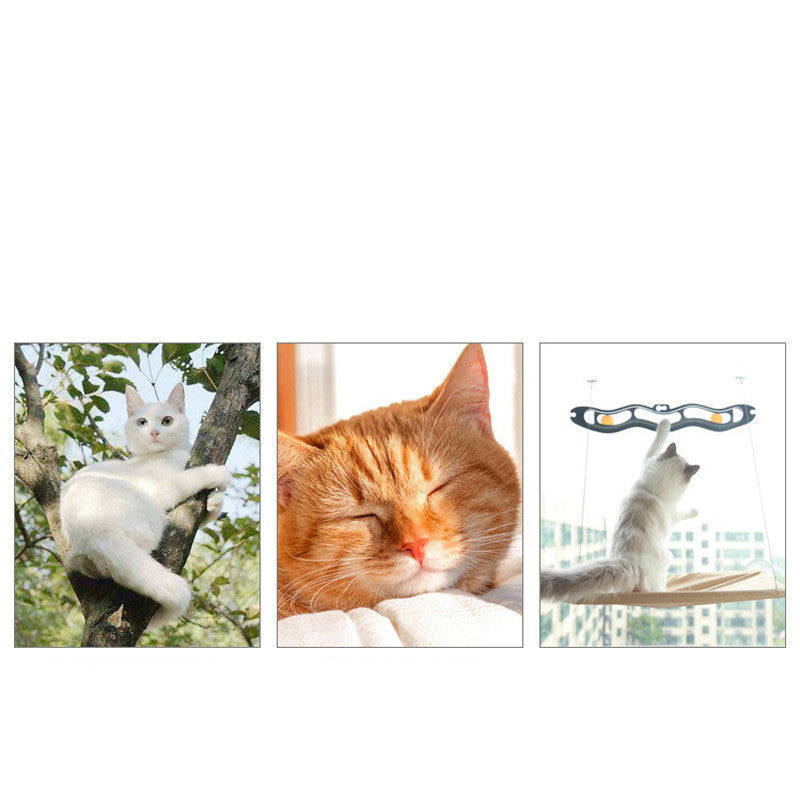 Katzen-Hängematte mit Saugnapf – Fensterhängematte