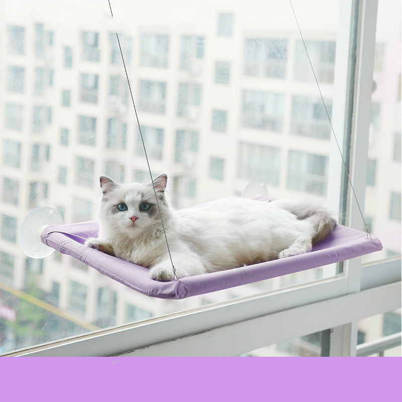 Katzen-Hängematte mit Saugnapf – Fensterhängematte