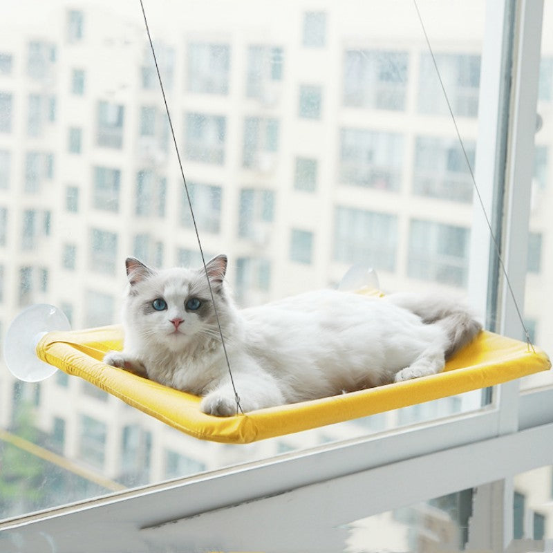 Katzen-Hängematte mit Saugnapf – Fensterhängematte