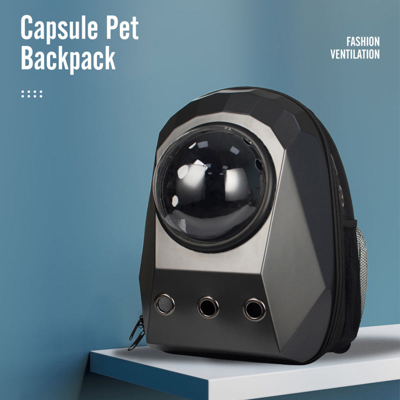 Haustier-Rucksack mit Space Capsule Fenster – Katzen & Hunde Transportrucksack