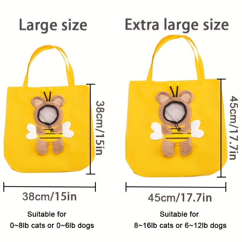 Little Bee Design Haustier-Tragetasche – atmungsaktiv, weich & sicher