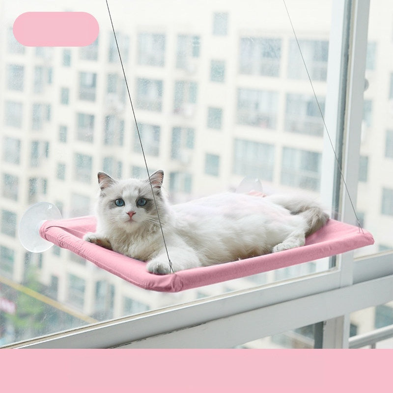 Katzen-Hängematte mit Saugnapf – Fensterhängematte