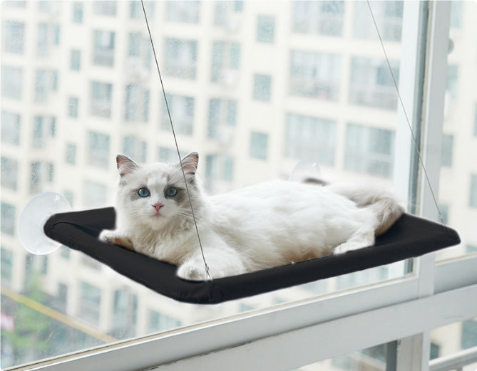 Katzen-Hängematte mit Saugnapf – Fensterhängematte
